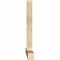 Ekena Millwork Portland Rough Sawn Timber Gable Bracket, Douglas Fir, 96"W x 40"H x 4"D x 4"F, 10/12 Pitch GBW096X40X0404POR00RDF - alternate 4